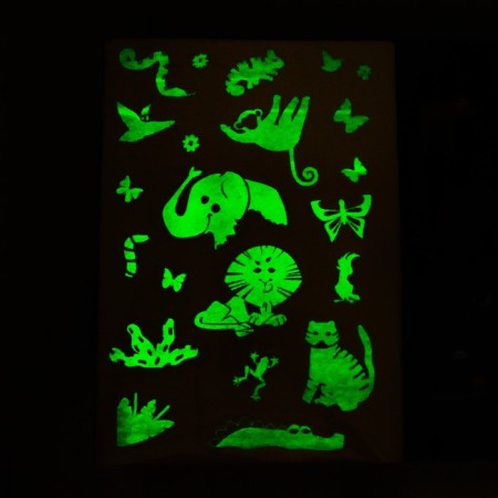 Book with luminous stickers "Night Jungle", 40 stickers, 4 p.-3