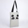 Chopper for a girl with dopics "Panda", 32x23cm