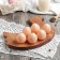 ADELICA Eggs "Ryaba", 6 departments, 20 × 25 × 1.8 cm, array of birch