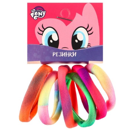 Hair elastic band, 6 pieces, My Little Pony-1