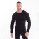 Male thermal underwear (longshit, pants), black color, size 54-56