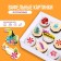 Waffle pictures edible "bloom" for cupcakes, Konfinetta cake, 10 pcs.