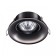 Lamp built -in Novotech. Metis, 50W, GU10, 33x90x90 mm, black chrome color
