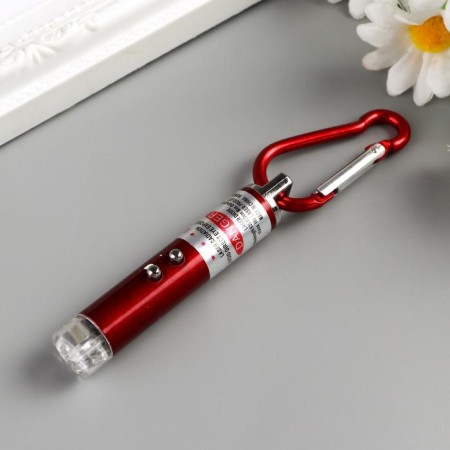 Flashlight+laser 3 metallic mode MIX 6x1x1 cm-2
