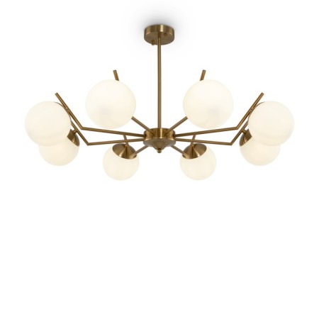 Charya Freya Fr5173PL-08BS MoonRock, 840x840x430 mm, E27, 8x60W, brass color