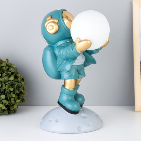 Sponel "Cosmonaut" LED from Batteries Green 16x16x30.5 cm Risalux-6