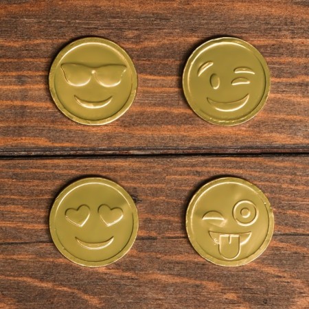 Chocolate coins in the Bank "Smiley", 6 g-2