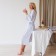Women's bathrobe KAFTAN "hearts", Gray, p.40-42