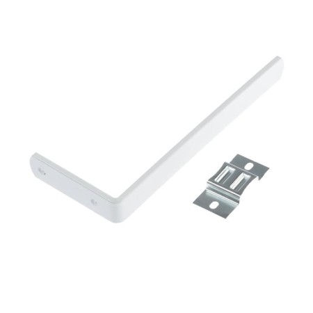 The holder is a wall with a mount for curtains, 180 mm, a white polymer. 40 pcs.-2