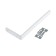 The holder is a wall with a mount for curtains, 180 mm, a white polymer. 40 pcs.