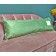 Pillow, size 32x90 cm, light green color