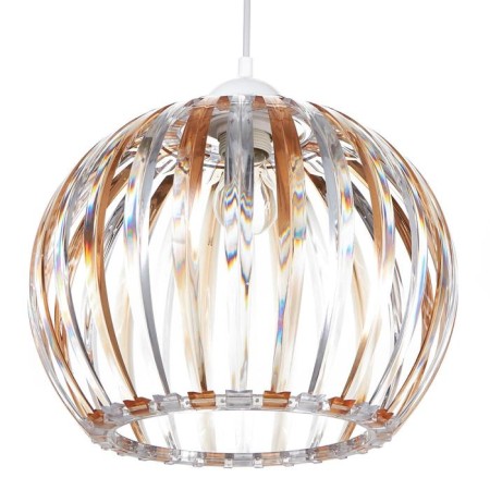 Lamp Bayerlux 7330/1, 1he27 15W, brown/transparent 31x24+60 cm-1