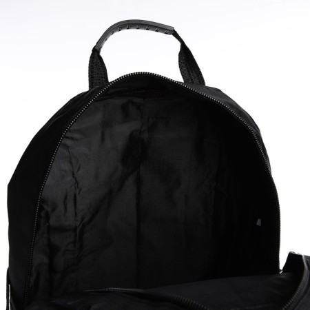 A backpack on a zipper with an increase, 65l, 4 outer pockets, black color-8