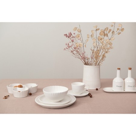 Set of plates Tkano Kitchen Spirit, 21 cm, 2 pcs, white color-5