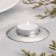 Summary for a tea candle metal, 7.5x7.5x0.5 cm, d-40 chrome