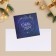 Mini-postcard "Happy New Year", 7 x 7 cm, new year