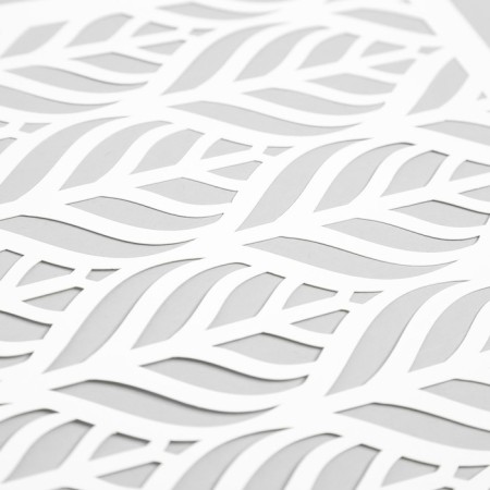 Plastic stencil "Leaves" 24x16 cm-2