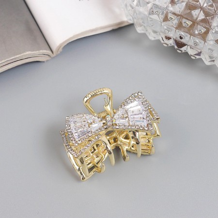 Hair crab "Dorothy" Bant Double, 4 cm, gold-1