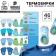 Tags for clothes and shoes. A set of personalized stickers for marking children's things "Cool fox", 48 pcs