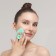 Washing brush "drop" on a suction cup, 9 × 7 cm, color mix