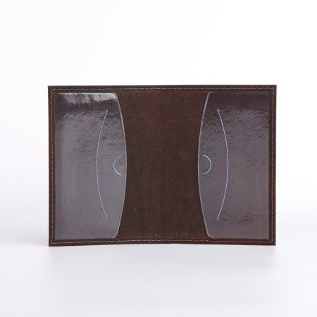 Passport cover, brown color-4