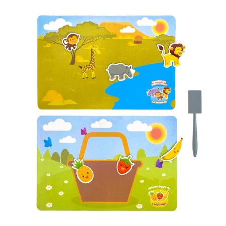 Magic magnetic game "Animals and toys"-4