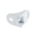 Regional holder for wooden shelves, 14x18mm, white glossy