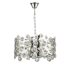 Светильник подвесной St Luce. SL1103.103.08. Letina. 8х60 Вт, E14, 50х50х50 см, цвет хром