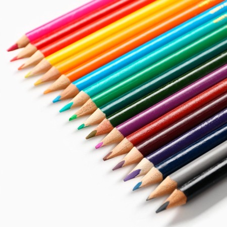 Colored pencils, 18 colors, trihedral, puppy patrol-3