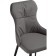 Stool on a metal frame Neli Metal/Eco -leather, Black/Gray 48x61x90 cm