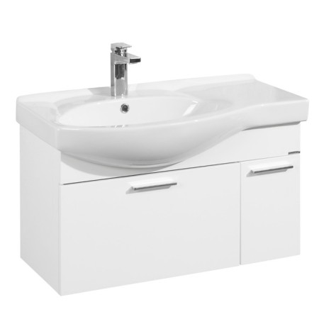 Tumbing under the sink Aquaton indie, 80 cm, white color-2