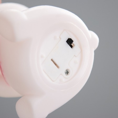 Nightmare "Cute Bunny" LED 2W from 3xlr44 batteries is white-pink 6.5x7x12 cm Risalux-5