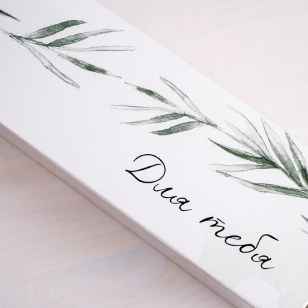 Box for Makarun, confectionery packaging, “for you” 18 x 5.5 x 5.5 cm-2