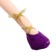 Soft doll "Ballerina Sofia in a purple dress", 40 cm