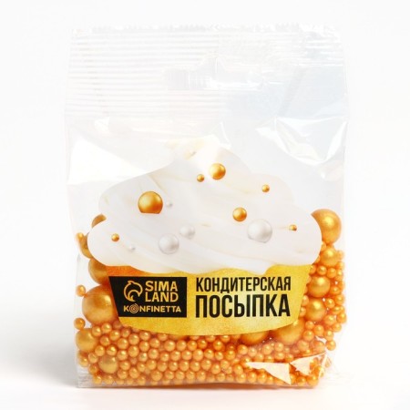 Sprinking confectionery soft: yellow, 50 g.-1
