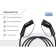 Charging cable for the electric car Fulltone, Mode 3, Type 2 and Type 2, 32 A, 3 phases