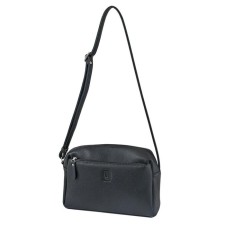 Bag Cross-Bodi with a zipper, black color