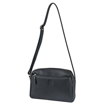 Bag Cross-Bodi with a zipper, black color