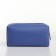 Cosmetic bag with lightning, textura, blue color