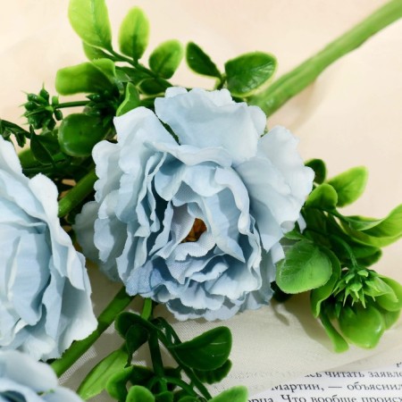 Flowers artificial "Vrapel peony" D-6 cm, 36 cm, blue-1