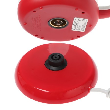 Electric kettle Energy E-274, plastic, 1.7 l, 2200 watts, white-red-6