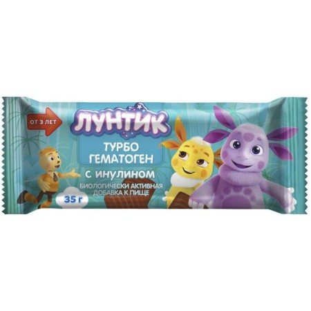 Hematogen Children's turbo with Iolin, Luntik, 35 g