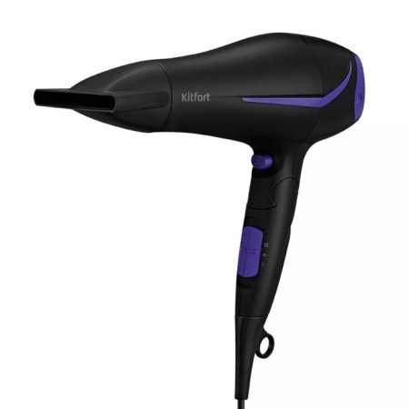 Feng KitFort KT-3230-1, 2200 W, 2 speeds, 3 temperature conditions, black-violet