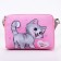 Children's bag for a girl "kitten" from eco-leather, on a strap, 15x12x3 cm