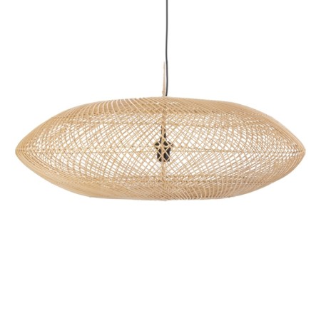 Ceiling light from rattan "Balance" 1x120W, E27, 80x80x35 cm-3