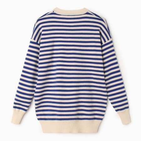 Female jumper, blue/milk color, size 46-50-4