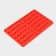 Form for marmalade Dolyan "New Year's mood", silicone, 72 cells, 29 × 18 × 0.6 cm, red color