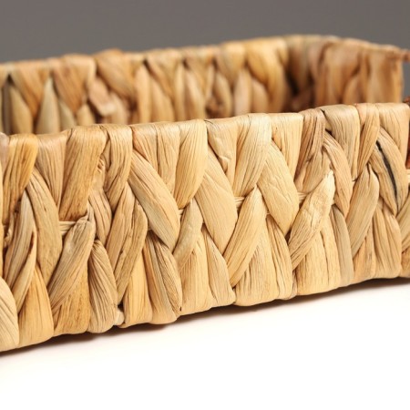 Tray "Golden Kolos", 32 x 22 x 6 cm, water hyacinth-2