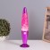 Lava-lamp "Rocket" 1x30W E14-R39 (sparkles) pink 8x8x34cm