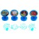 Printing color "Funny dinosaurs", set 4 pcs., Stamping pillow